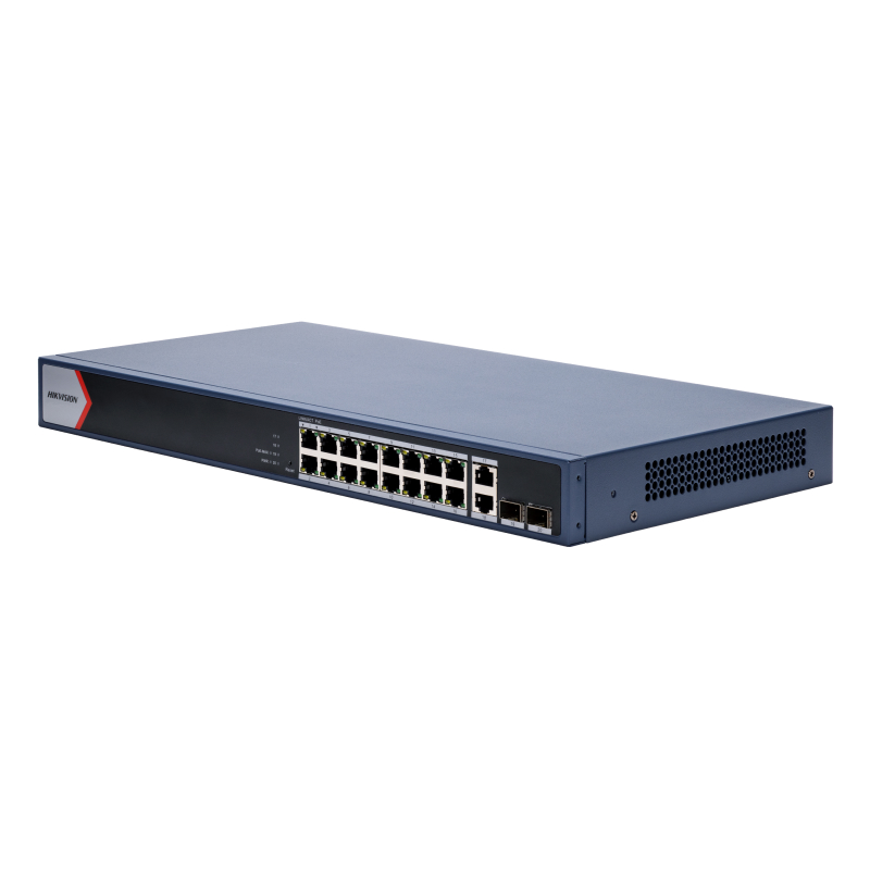 Hikvision DS-3E1520P-EI Коммутатор 16-портовый PoE