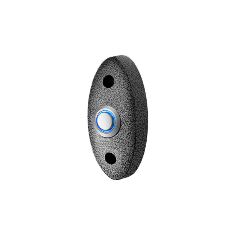 iButton OP022L-G Кнопка выхода металлическая накладная с подсветкой (NO COM) / Серый